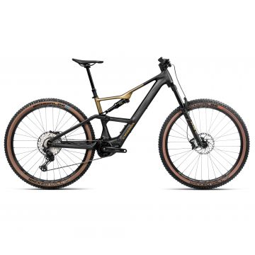 Bicicletă electrică eMTB Trail Orbea RISE SL H20 - Diamond Black | Splash Olive Green (Matt)