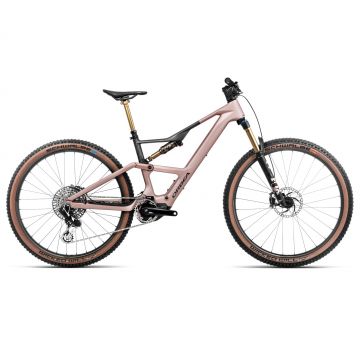 Bicicletă electrică eMTB Trail Orbea RISE SL M-LTD 630W - Desert Rose | Carbon Raw (Matt)