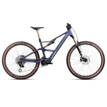 Bicicletă electrică eMTB Trail Orbea RISE SL M-LTD 630W - Tanzanite Carbon View | Carbon Raw (Matt)
