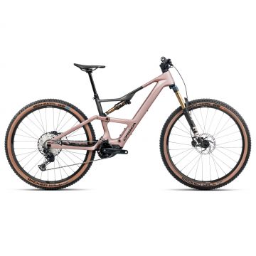 Bicicletă electrică eMTB Trail Orbea RISE SL M10 420W - Desert Rose | Carbon Raw (Matt)