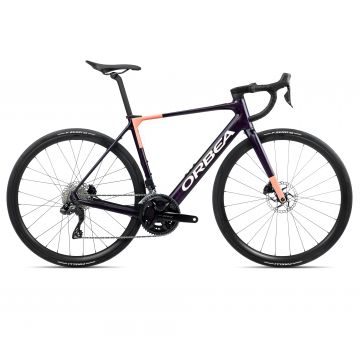 Bicicletă electrică șosea Orbea GAIN M30i - Fantasy Purple Carbon View (Gloss) | Orange Cloud (Matt)