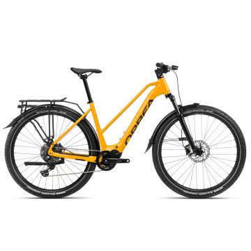 Bicicletă electrică urbană Orbea KEMEN MID SUV 40 - Mango (Gloss) | Black (Matt)