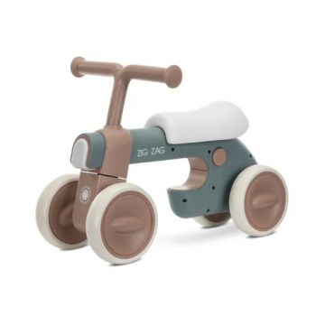 Bicicleta fara pedale cu 4 roti Lorelli Zig Zag Bej