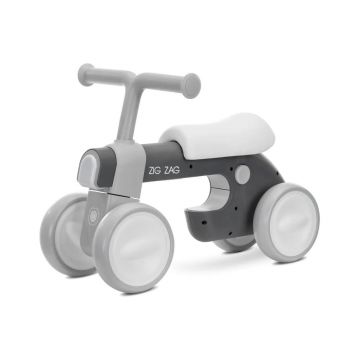 Bicicleta fara pedale cu 4 roti Lorelli Zig Zag Gri