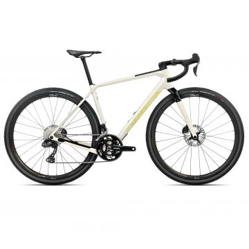 Bicicletă gravel Orbea TERRA M20iTEAM - Ivory White | Spicy Lime (Gloss)