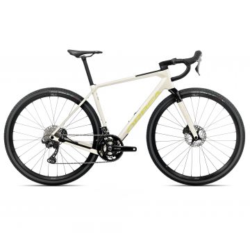 Bicicletă gravel Orbea TERRA M20TEAM - Ivory White | Spicy Lime (Gloss)