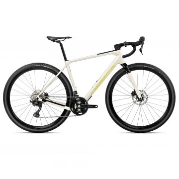 Bicicletă gravel Orbea TERRA M30TEAM - Ivory White | Spicy Lime (Gloss)