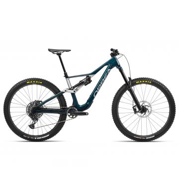 Bicicletă MTB Enduro full suspension Orbea RALLON M10 - Jade Green Carbon View (Gloss) | Stone Silver (Matt)