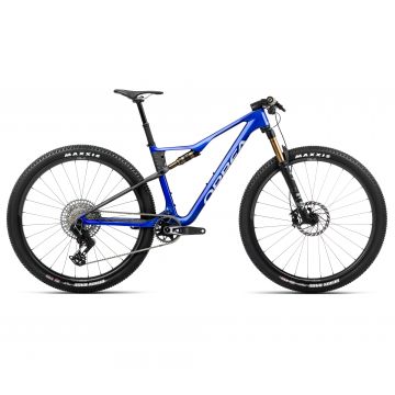Bicicletă MTB XC full suspension Orbea OIZ M-TEAM AXS - Cobalt Blue (Gloss) | Carbon Raw (Matt)