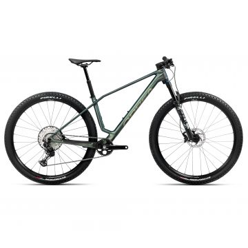Bicicletă MTB XC hardtail Orbea ALMA M20 - Seaweed Carbon View (Matt | Gloss)