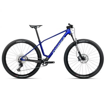 Bicicletă MTB XC hardtail Orbea ALMA M50 - Cobalt Blue (Gloss) | Carbon Raw (Matt)