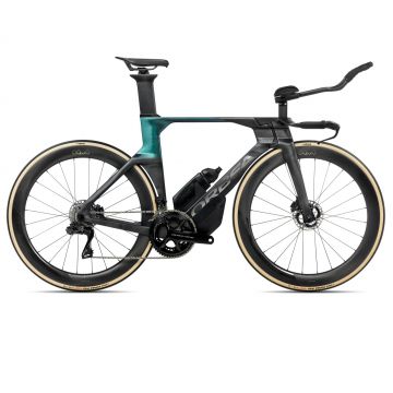 Bicicletă șosea triatlon Orbea ORDU M10iLTD - Diamond Carbon View (Matt) | Evasion Green (Gloss)