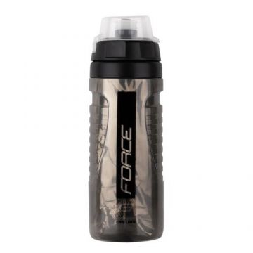 Bidon Force Warm 0.5l termo, Transparent/Negru