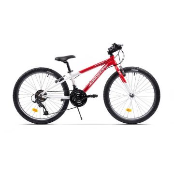 PEGAS Bicicleta MTB Copii, Pegas Drumet 24'', Rosu Alb PEGAS Bicicleta MTB Copii, Pegas Drumet 24'', Rosu Alb