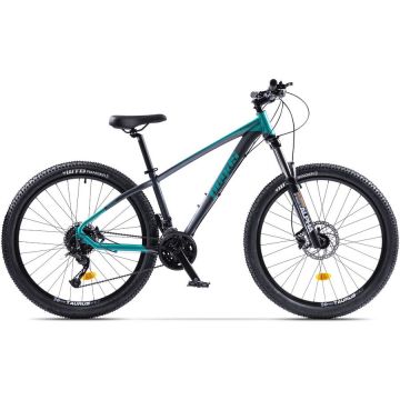 PEGAS Bicicleta MTB Pegas DRUMET XS 27.5'' GRI TURCOAZ PEGAS Bicicleta MTB Pegas DRUMET XS 27.5'' GRI TURCOAZ