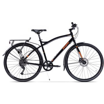 PEGAS Bicicleta Touring Pegas Hoinar 28 Negru /Portocaliu PEGAS Bicicleta Touring Pegas Hoinar 28 Negru /Portocaliu