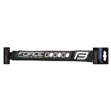 Protectie cadru Force F Rubber neopren 9.5 cm, Negru/Alb