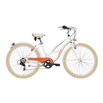 Bicicleta Adriatica Cruiser Lady 26 6V, 45 cm, Alb