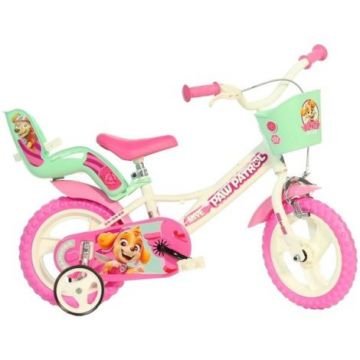 Bicicleta copii 3-5 ani, 12 inch, Paw Patrol, Dino Bikes DB124RLPW
