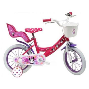 Bicicleta copii 3-5 ani, 14 inch, Minnie Cutest, Denver 21515MNC14