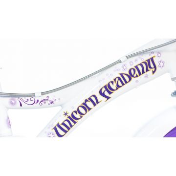 Bicicleta copii Dino Bikes 16 inch Unicorn Academy Bicicleta copii Dino Bikes 16 inch Unicorn Academy