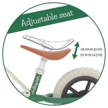 Bicicleta de echilibru, Chillafish Charlie Forest, Usoara, Cu ghidon si sa reglabile, Greutate 2.5 Kg, Cu roti din spuma EVA, 10 inch, Pentru 18-48 luni Bicicleta de echilibru, Chillafish Charlie Forest, Usoara, Cu ghidon si sa reglabile, Greutate 2.5 Kg, Cu roti din spuma EVA, 10 inch, Pentru 18-48 luni