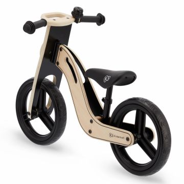 Bicicleta de echilibru din lemn Kinderkraft Uniq Natural cu scaun moale reglabil, roti din spuma EVA, maner pentru transport, pana la 35 kg Bicicleta de echilibru din lemn Kinderkraft Uniq Natural cu scaun moale reglabil, roti din spuma EVA, maner pentru transport, pana la 35 kg