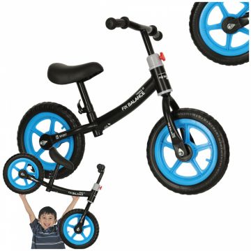 Bicicleta de echilibru fara pedale pentru copii, Ikonka, cu Ghidonul si Saua reglabile in inaltime, greutate redusa 1.8 kg, Trike Fix Balance Blue Bicicleta de echilibru fara pedale pentru copii, Ikonka, cu Ghidonul si Saua reglabile in inaltime, greutate redusa 1.8 kg, Trike Fix Balance Blue