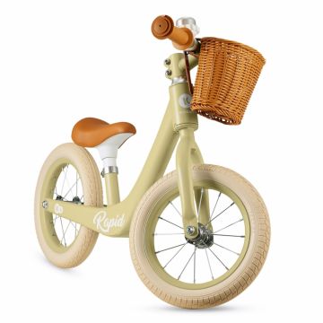 Bicicleta de echilibru Kinderkraft Rapid 2 Green, cadru din aliaj de magneziu, scaun reglabil, clopotel si cos pentru jucarii Bicicleta de echilibru Kinderkraft Rapid 2 Green, cadru din aliaj de magneziu, scaun reglabil, clopotel si cos pentru jucarii