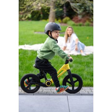 Bicicleta de echilibru pentru copii, Adamex Speed M8, pliabila, fara pedale, cu Saua reglabila si manere confortabile, 2-5 ani, pana la 35 kg, Orange Magma Bicicleta de echilibru pentru copii, Adamex Speed M8, pliabila, fara pedale, cu Saua reglabila si manere confortabile, 2-5 ani, pana la 35 kg, Orange Magma