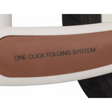 Bicicleta  de echilibru pentru copii, fara pedale, pliabila, cu scaunelul si ghidonul reglabile pe inaltime, cu roti din cauciuc de 12 inch, Colibro Ciao Milky White Bicicleta  de echilibru pentru copii, fara pedale, pliabila, cu scaunelul si ghidonul reglabile pe inaltime, cu roti din cauciuc de 12 inch, Colibro Ciao Milky White