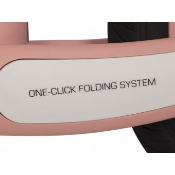Bicicleta  de echilibru pentru copii, fara pedale, pliabila, cu scaunelul si ghidonul reglabile pe inaltime, cu roti din cauciuc de 12 inch, Colibro Ciao Rose Gold Bicicleta  de echilibru pentru copii, fara pedale, pliabila, cu scaunelul si ghidonul reglabile pe inaltime, cu roti din cauciuc de 12 inch, Colibro Ciao Rose Gold