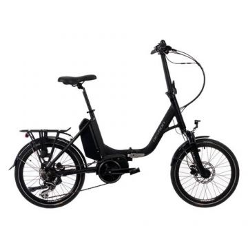 Bicicleta Electrica Pliabila Devron 20126, roti 20 Inch, cadru M 460mm, motor 250W, 7 viteze, acumulator 11.6Ah, Negru