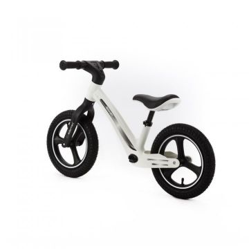 Bicicleta fara pedale pentru copii, Adamex Rocket, cu roti gonflabile din cauciuc 12 inch, sezutul moale reglabil pe inaltime, sarcina maxima admisa 25 kg, omologata EN71, Pure White Bicicleta fara pedale pentru copii, Adamex Rocket, cu roti gonflabile din cauciuc 12 inch, sezutul moale reglabil pe inaltime, sarcina maxima admisa 25 kg, omologata EN71, Pure White