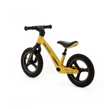Bicicleta fara pedale pentru copii, Adamex Rocket, cu roti gonflabile din cauciuc 12 inch, sezutul moale reglabil pe inaltime, sarcina maxima admisa 25 kg, omologata EN71, Yellow Wee Bicicleta fara pedale pentru copii, Adamex Rocket, cu roti gonflabile din cauciuc 12 inch, sezutul moale reglabil pe inaltime, sarcina maxima admisa 25 kg, omologata EN71, Yellow Wee