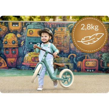 Bicicleta fara pedale pentru copii Nukido Light Flee Verde 87x39x54 cm,de la 2ani, roti EVA,sezut moale cu inaltime reglabila intre 35-41 cm,cadru rezistent,manere cauciucate ergonomice cu opritori Bicicleta fara pedale pentru copii Nukido Light Flee Verde 87x39x54 cm,de la 2ani, roti EVA,sezut moale cu inaltime reglabila intre 35-41 cm,cadru rezistent,manere cauciucate ergonomice cu opritori