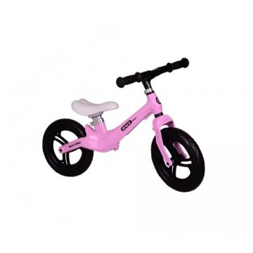 Bicicleta fara pedale Race Max Roz cadru din aliaj de magneziu, roti 10 inch din spuma Eva, greutate admisa 30 kg Bicicleta fara pedale Race Max Roz cadru din aliaj de magneziu, roti 10 inch din spuma Eva, greutate admisa 30 kg