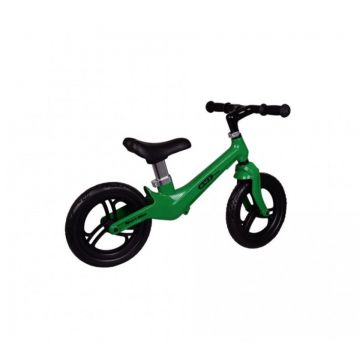 Bicicleta fara pedale Race Max Verde cadru din aliaj de magneziu, roti 10 inch din spuma Eva, greutate admisa 30 kg Bicicleta fara pedale Race Max Verde cadru din aliaj de magneziu, roti 10 inch din spuma Eva, greutate admisa 30 kg
