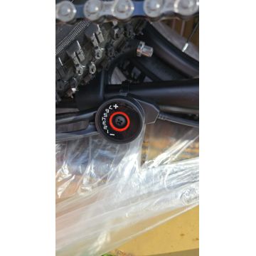 Bicicleta Go Kart Super Sport 20 inch 7 viteze, frana disc, pentru 5-9 ani, cu borseta, bidon apa, negru cu albastru