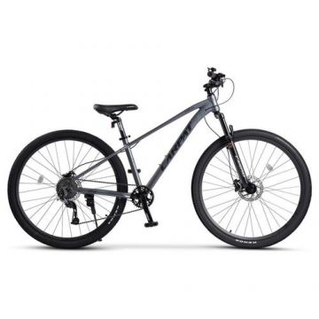 Bicicleta MTB Carpat DURO 2.9 C29334H 29inch, Echipare Shimano Alivio/Altus, Frane Hidraulice Radius, Cabluri Integrate, 9 Viteze, Gri/Negru