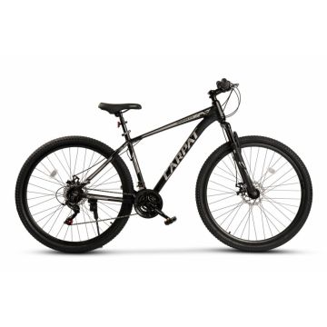 Bicicleta MTB Carpat Spartan C2999G NegruGri, roti 29 inch, cadru aluminiu, 21 viteze, echipare Shimano, frane disc mecanice, manete rotative Bicicleta MTB Carpat Spartan C2999G NegruGri, roti 29 inch, cadru aluminiu, 21 viteze, echipare Shimano, frane disc mecanice, manete rotative
