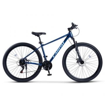 Bicicleta MTB Carpat Tanker C29312B, roti 29inch, 21 viteze, Sistem de franare mecanic pe disc, Cadru aluminiu, Albastru