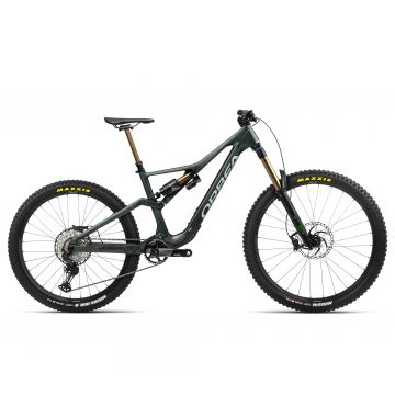 Bicicletă MTB Enduro full suspension Orbea RALLON M-TEAM - Forest Green Carbon View (Matt | Gloss) | Blue Stone (Gloss)