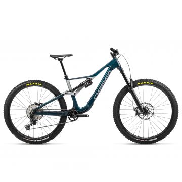 Bicicletă MTB Enduro full suspension Orbea RALLON M20 - Jade Green Carbon View (Gloss) | Stone Silver (Matt)
