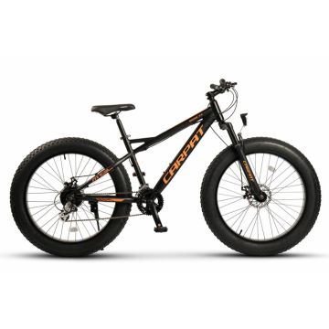 Bicicleta MTB-Fat Bike CARPAT Bigone C26278H, schimbator spate Shimano Altus, 16 viteze, roti 26 inch, frane Mecanice Disc, NegruPortocaliu Bicicleta MTB-Fat Bike CARPAT Bigone C26278H, schimbator spate Shimano Altus, 16 viteze, roti 26 inch, frane Mecanice Disc, NegruPortocaliu