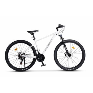 Bicicleta MTB-HT Carpat Pro Teen C26472A Albgri, roti 26 inch, cadru aluminiu, 21 viteze, echipare Shimano, frane disc mecanice, cabluri integrate Bicicleta MTB-HT Carpat Pro Teen C26472A Albgri, roti 26 inch, cadru aluminiu, 21 viteze, echipare Shimano, frane disc mecanice, cabluri integrate