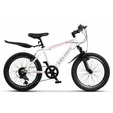 Bicicleta MTB-HT Velors Neptune 2.0 V20215G AlbMovGri, roti 20 inch, 7 viteze, inaltime utilizator 130-160 cm, greutate suportata 80 kg Bicicleta MTB-HT Velors Neptune 2.0 V20215G AlbMovGri, roti 20 inch, 7 viteze, inaltime utilizator 130-160 cm, greutate suportata 80 kg