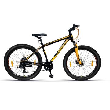 Bicicleta MTB Negru-Portocaliu roti 27.5 inch, 21 viteze, schimbator shimano, frane pe disc Bicicleta MTB Negru-Portocaliu roti 27.5 inch, 21 viteze, schimbator shimano, frane pe disc