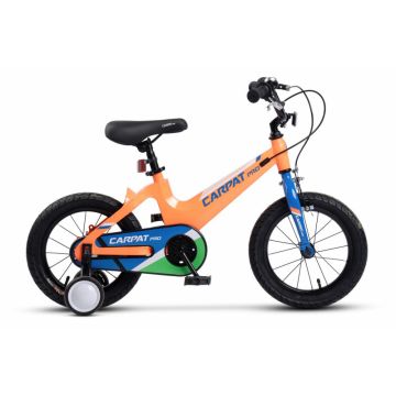 Bicicleta pentru copii Carpat PRO C14122B PortocaliuAlbastru, roti 14 inch, inaltime utilizator 75-100 cm, greutate suportata 50 kg Bicicleta pentru copii Carpat PRO C14122B PortocaliuAlbastru, roti 14 inch, inaltime utilizator 75-100 cm, greutate suportata 50 kg