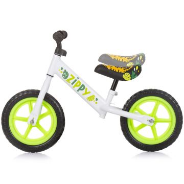 Bicicleta pentru copii Chipolino Zippy Green fara pedale, scaun reglabil, manere antiderapante, greutate suportata 25 kg, varsta 3 ani+ Bicicleta pentru copii Chipolino Zippy Green fara pedale, scaun reglabil, manere antiderapante, greutate suportata 25 kg, varsta 3 ani+